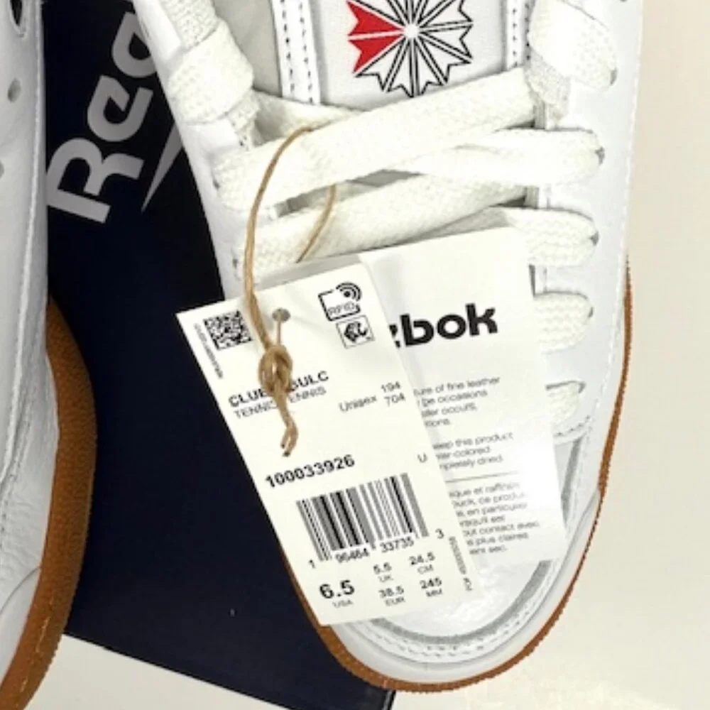 Brand New Reebok Classic Club C Bulc Tennis Shoes - Unisex - Picture 3 of 10